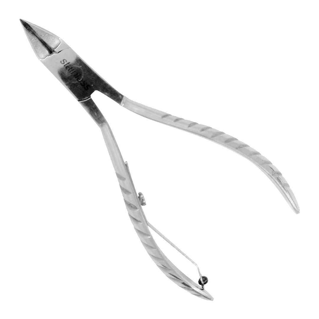 ALICATE P/UÑAS PEDICURIA ACERO INOX.