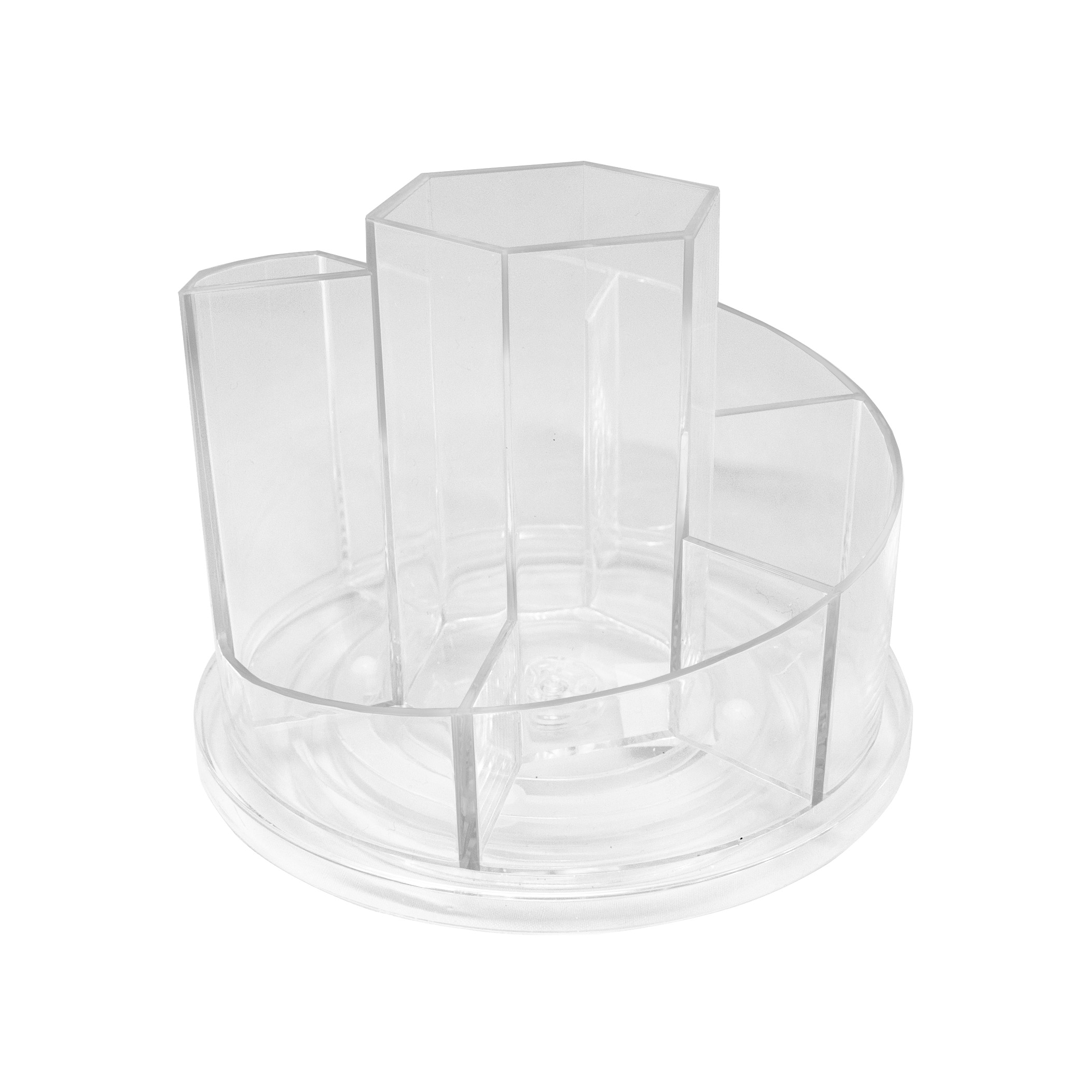 ORGANIZADOR ACRILICO GIRATORIO 14X14X11 CM