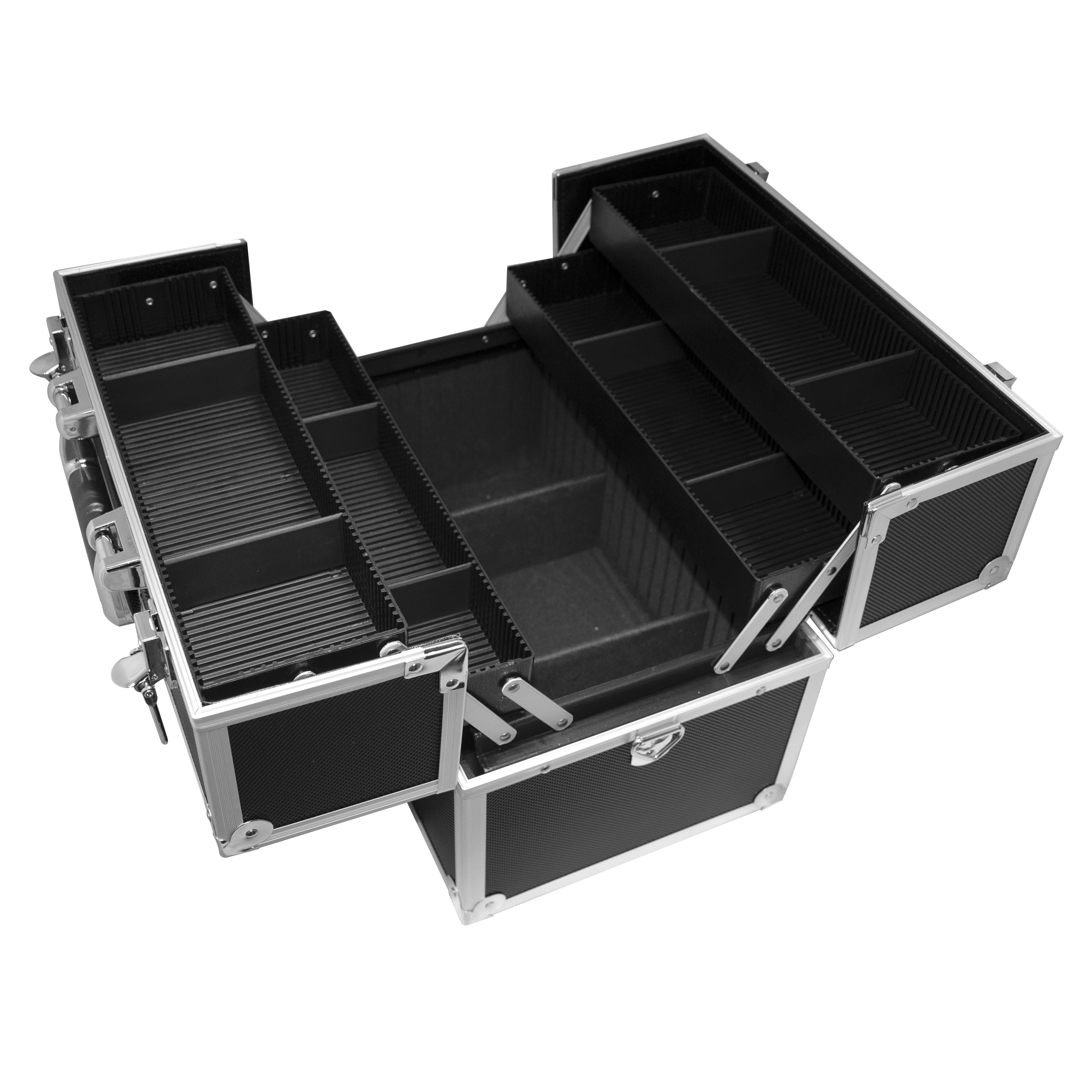 MALETIN NEGRO CON BANDEJAS