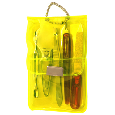 NECESER TRANSP. X 5 PZAS. (VERDE)