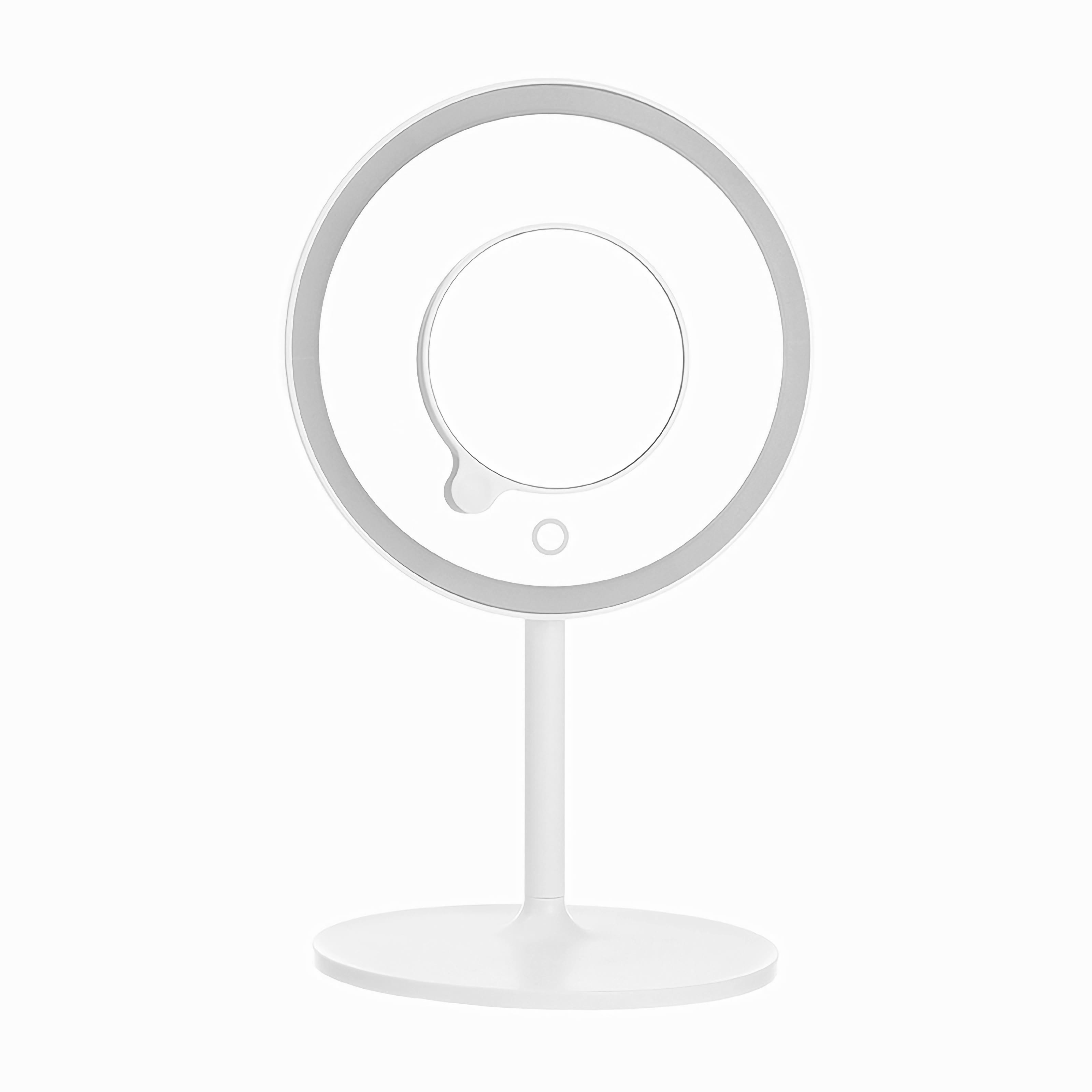 ESPEJO LED 1X +  5X MINI  CON PIE  CABLE USB