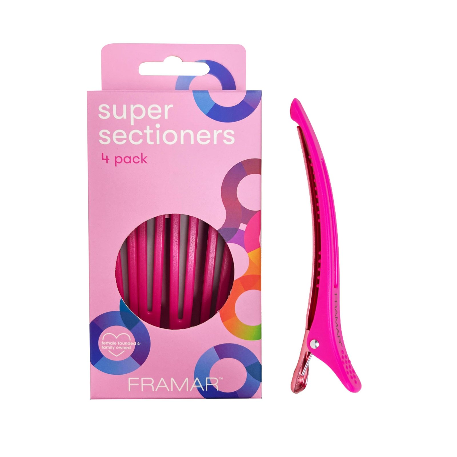 FRAMAR SEPARADOR SUPER SECTIONERS PINK X 4