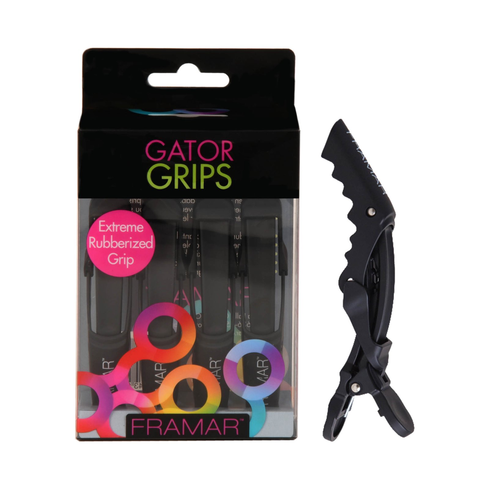 FRAMAR SEPARADOR GATOR CLIPS BLACK X 4