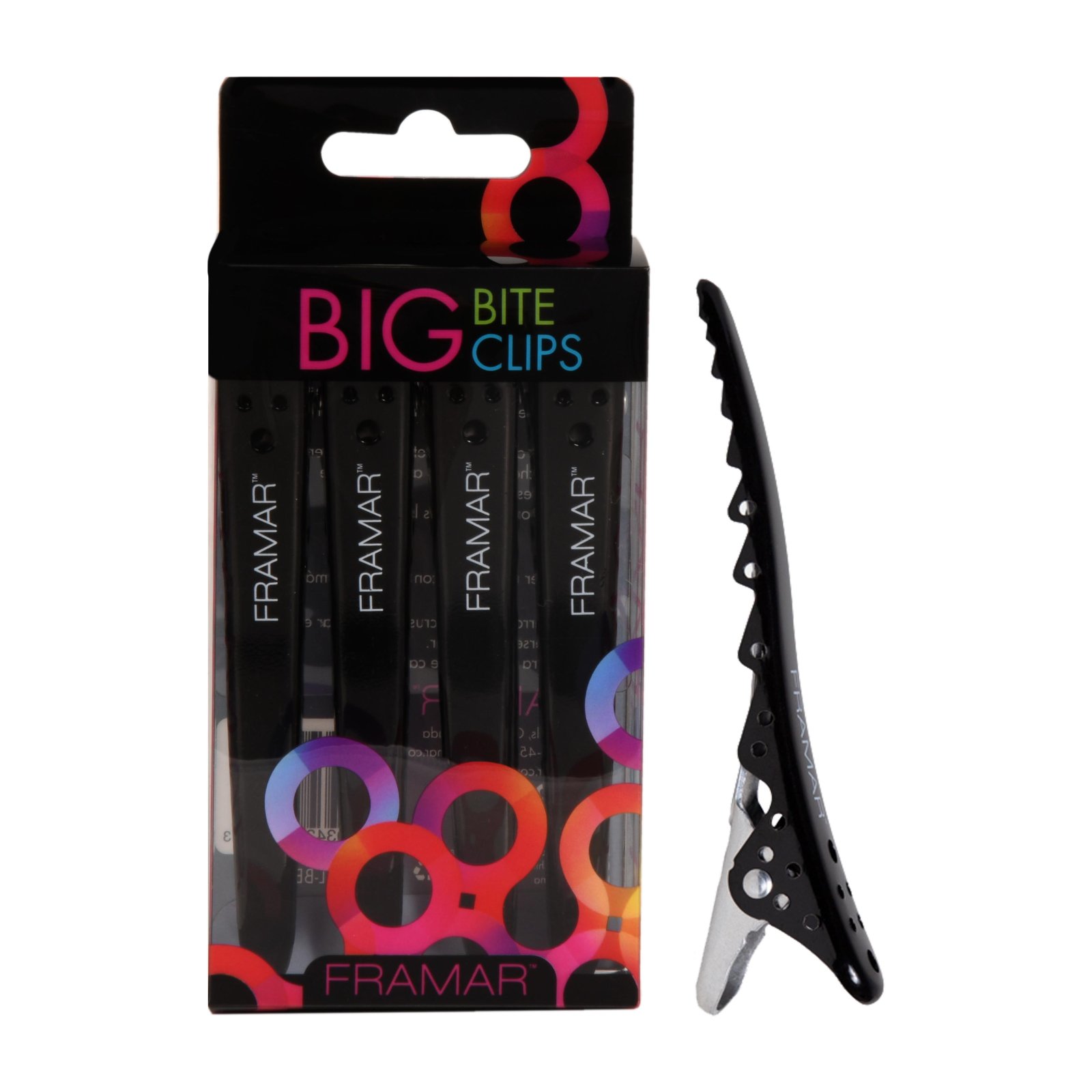 FRAMAR SEPARADORES BIG BITE CLIPS BLACK X 4
