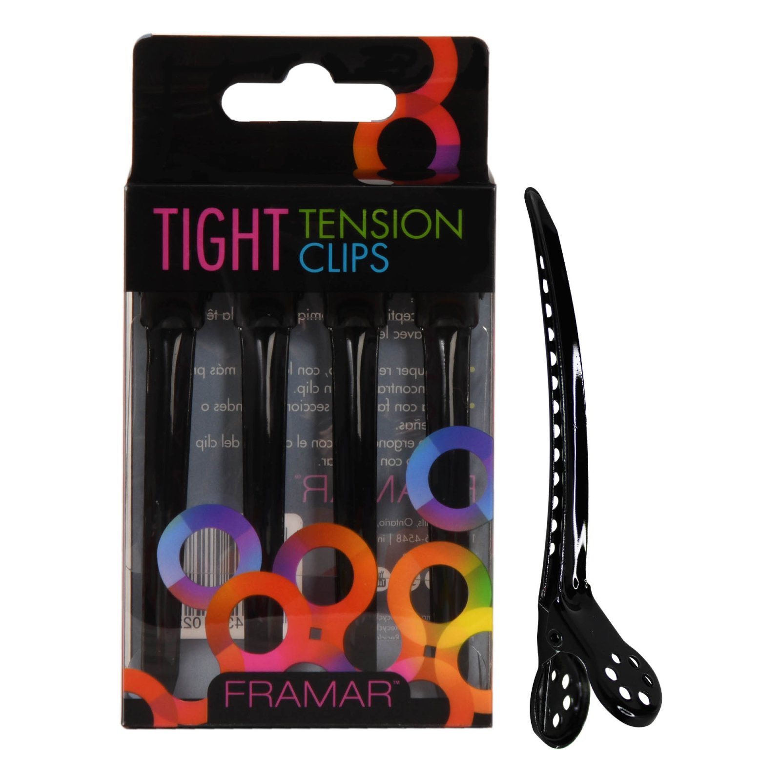 FRAMAR SEPARADOR TIGHT TENSION CLIPS BLACK X 4