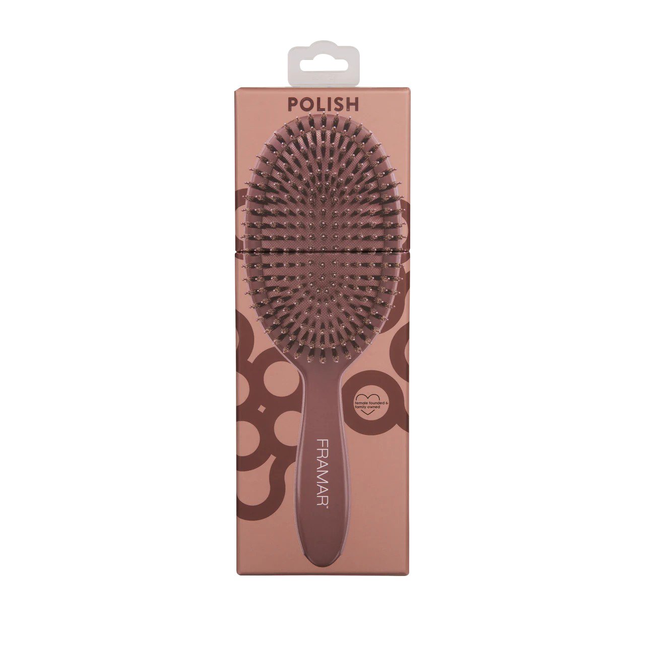 FRAMAR POLISH BRUSH CHOCOLATE