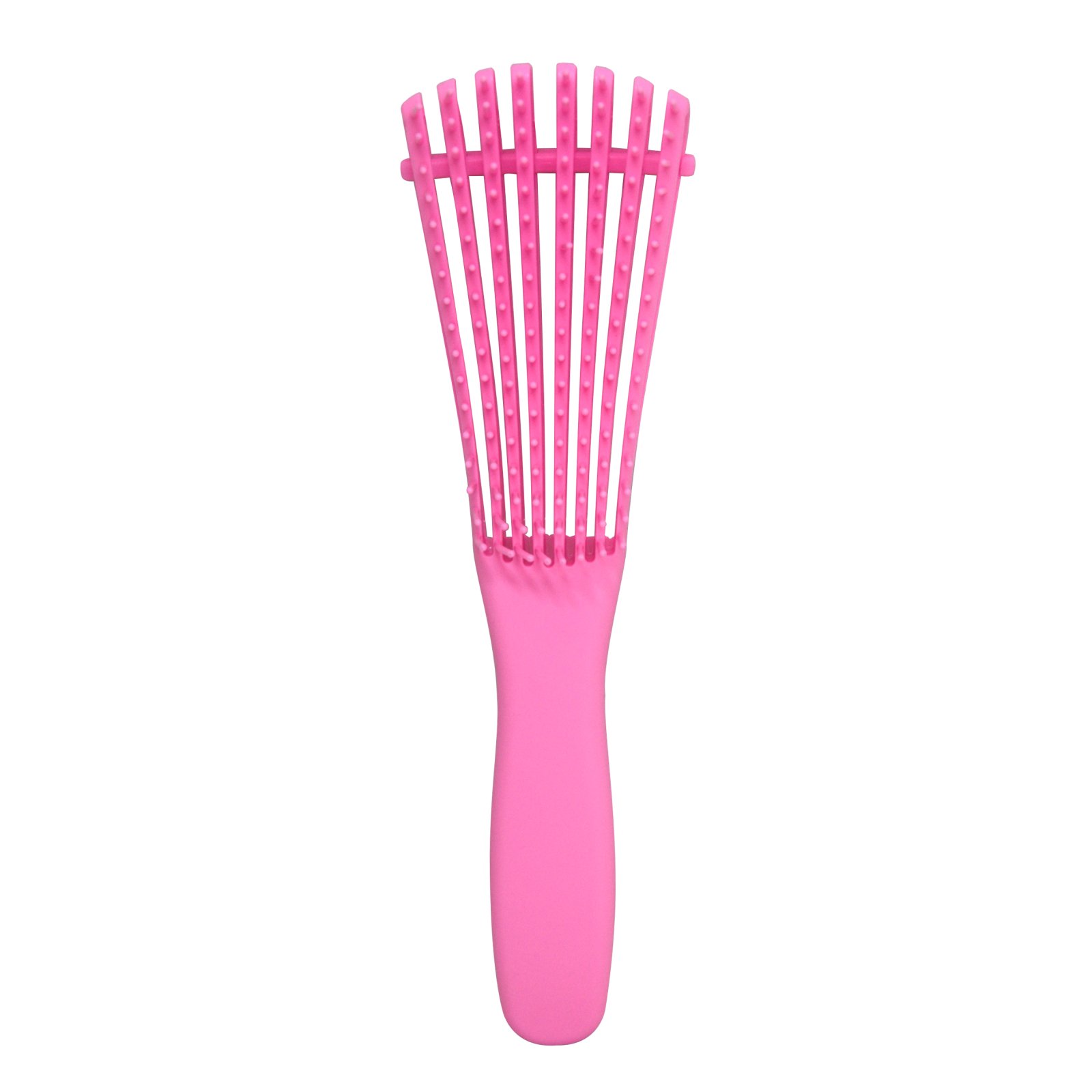 CEPILLO PARA RULOS ROSA/ NEGRO